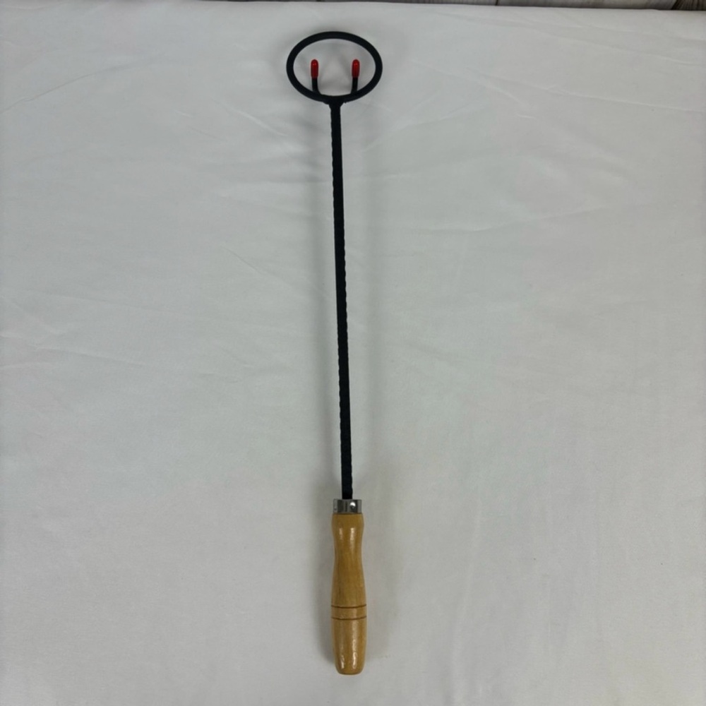 Grill Smoker Onion Cleaner Tool All Natural Heavy Duty Metal Wood New Size 20” - Picture 6 of 16